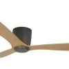 Takfläktar|Sovrum-Texa Design Cetus II 132cm Takfläkt Antracit Motor, Ek Blad