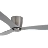 Takfläktar|Vardagsrum-Texa Design Cetus II 132cm Takfläkt Nickelfärgad Motor, Silverblad