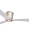 Takfläktar|Sovrum < Texa Design Cetus II 132cm Takfläkt Nickelfärgad Motor, Vita Blad