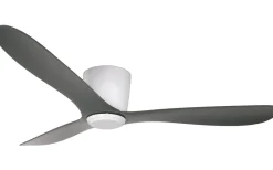Takfläktar|Sovrum-Texa Design Cetus II 132cm Takfläkt Vit Motor, Antracit Blad