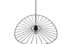 Stora Taklampor Ø50-69 Cm-Reality Chapeau Taklampa 60cm E27 mattsvart