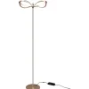 Golvlampor-Trio Lighting Charivari Golvlampa LED matt mässing