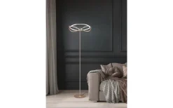 Golvlampor-Trio Lighting Charivari Golvlampa LED matt mässing