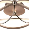Plafonder-Trio Lighting Charivari Plafond LED 41cm matt mässing
