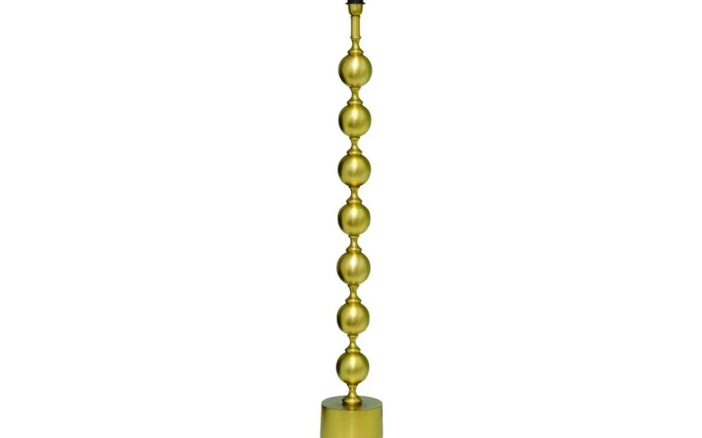 Golvfötter|Lampfötter < Hallbergs Charlotta Golvfot 132cm Antik Mässing