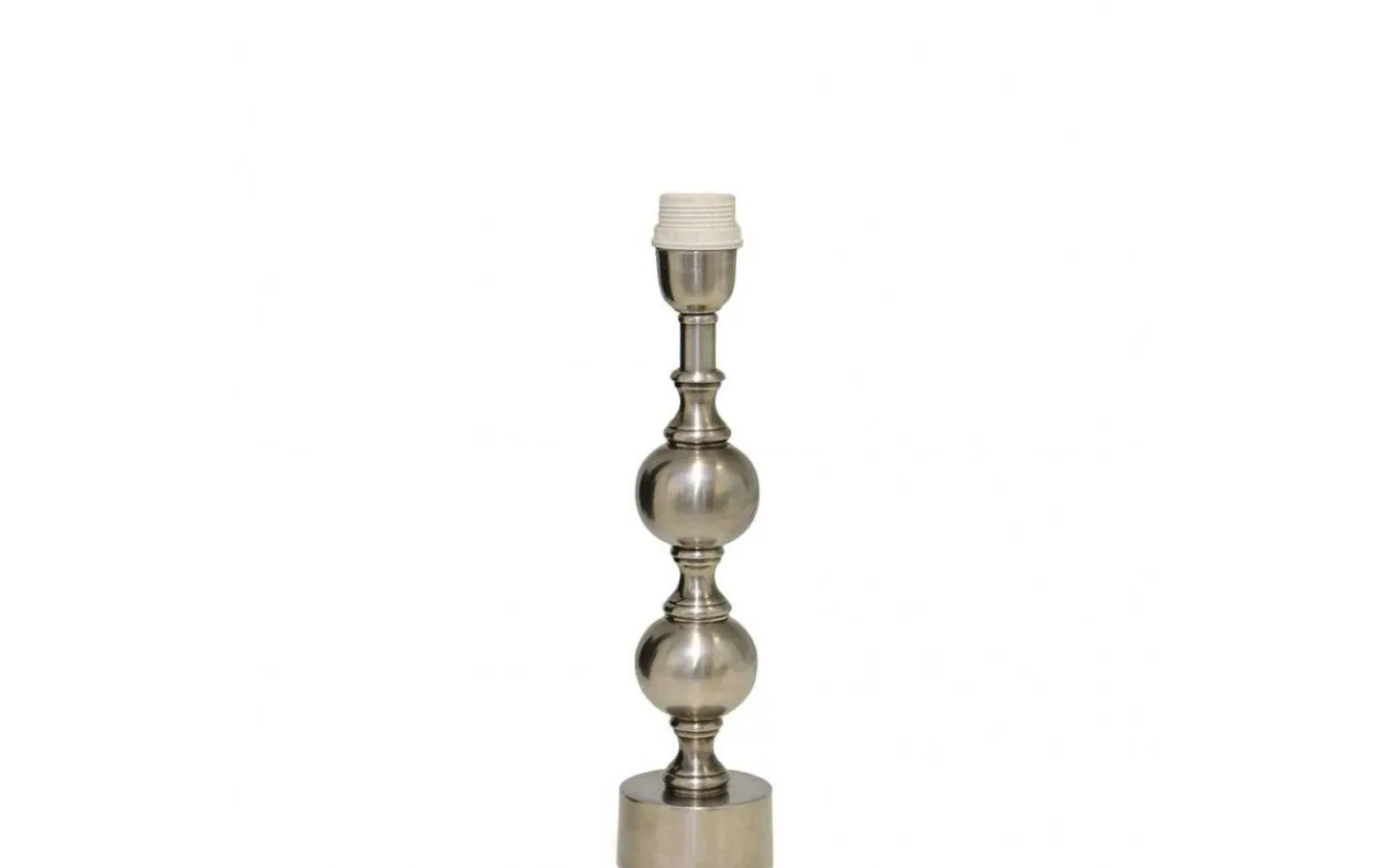 Vardagsrum|Lampfötter-Hallbergs Charlotta Lampfot 35cm Antik Silver
