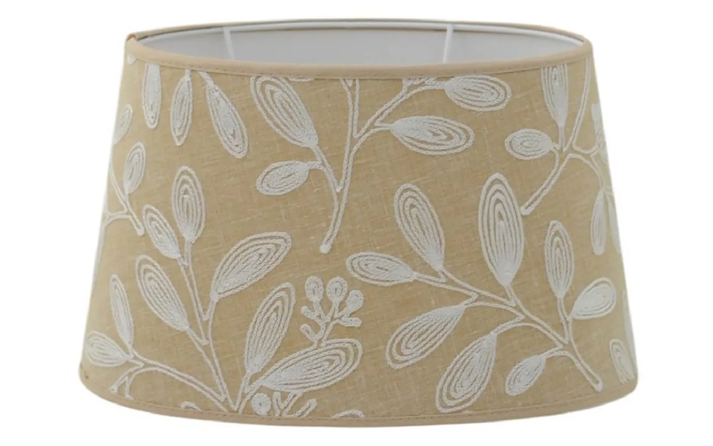 Ovala Lampskärmar-Hallbergs Charlotte Lampskärm Oval 25cm Sand