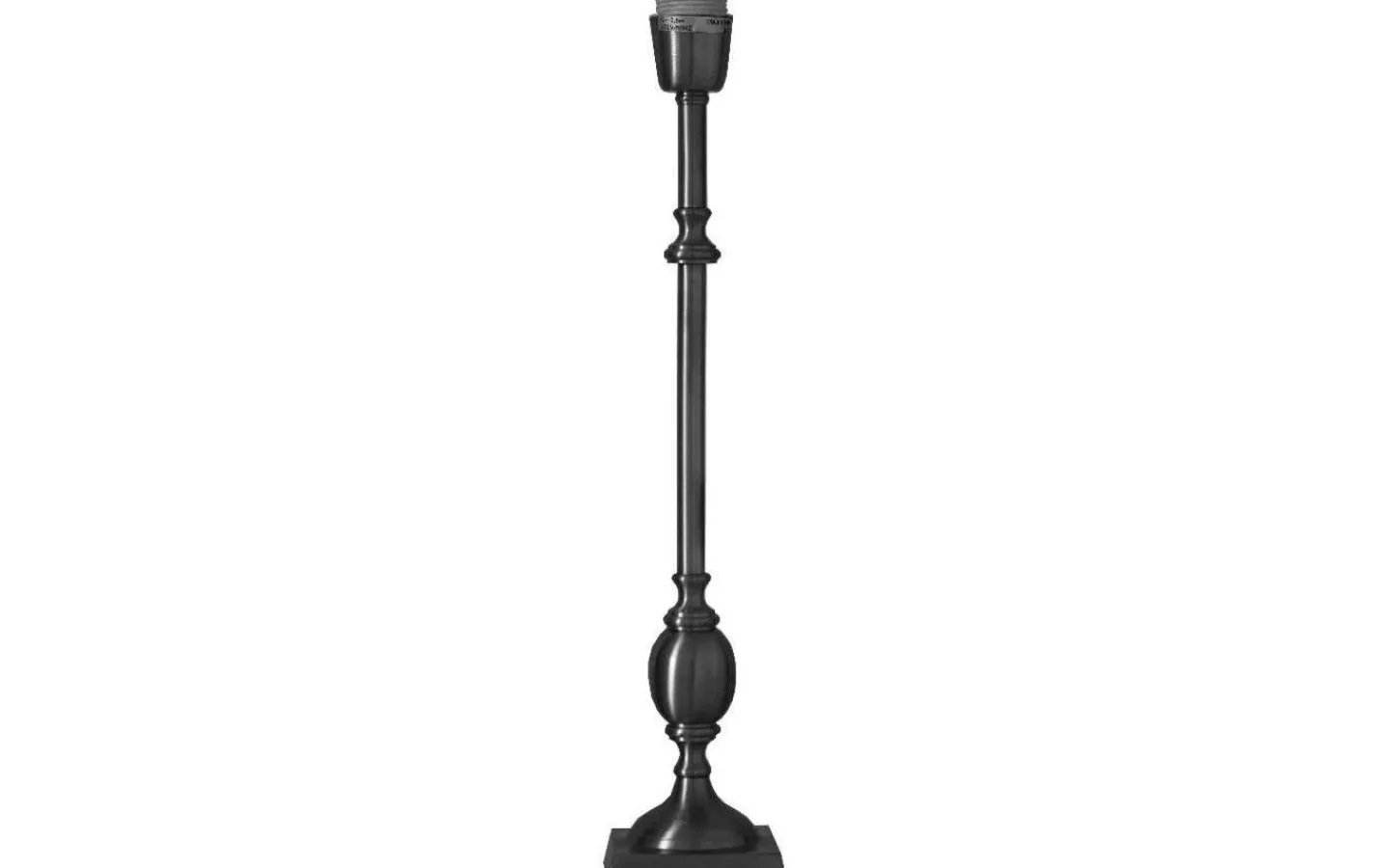 Lampfötter < Hallbergs Charlstone Lampfot 49cm Antik Silver