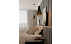 Fönsterlampor < Eglo Chasely Fönsterlampa 20cm Svart/Brun Ombré