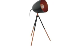 Bordslampor < Eglo Chester Bordslampa 44cm Svart/Koppar