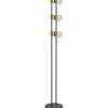 Golvlampor < Eglo Chieveley Golvlampa 141cm Svart/Trä