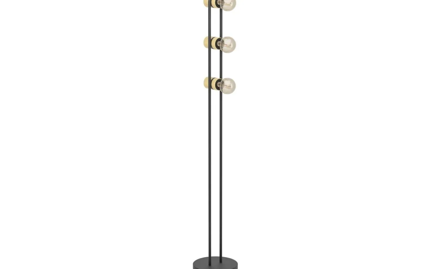 Golvlampor < Eglo Chieveley Golvlampa 141cm Svart/Trä