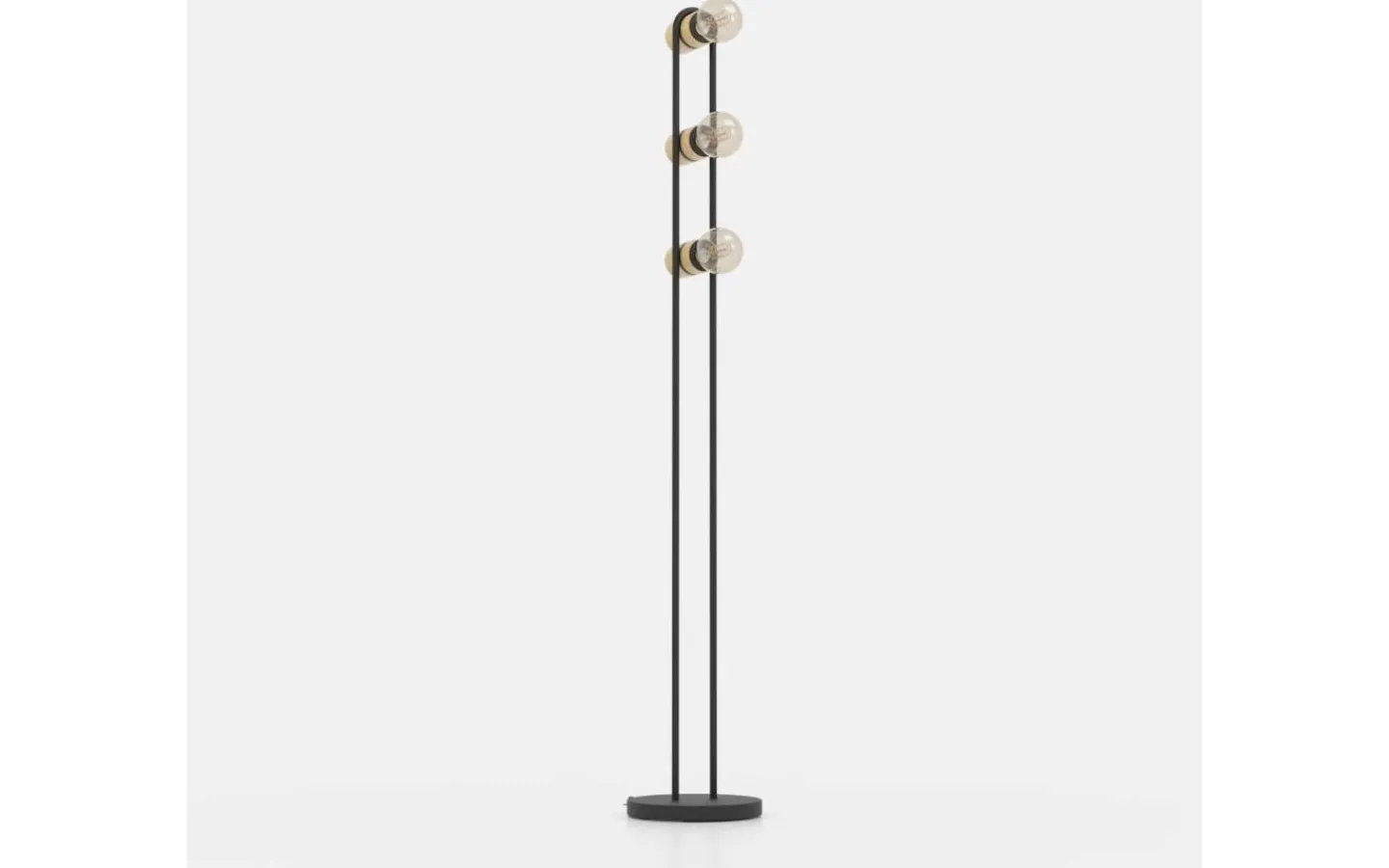 Golvlampor < Eglo Chieveley Golvlampa 141cm Svart/Trä
