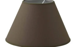 Enfärgade Runda Lampskärmar < Hallbergs Chintz Lampskärm Ø20cm Brun