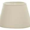 Ovala Lampskärmar-Hallbergs Chintz Oval Lampskärm 33cm Beige