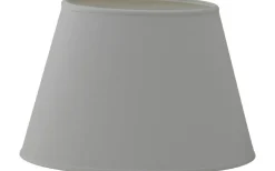 Ovala Lampskärmar-Hallbergs Chintz Oval Lampskärm 20cm Vit