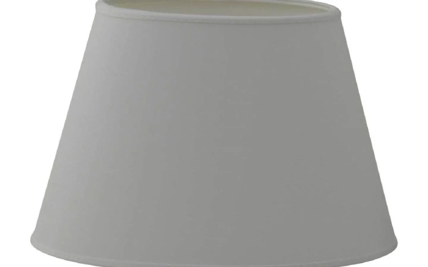Ovala Lampskärmar-Hallbergs Chintz Oval Lampskärm 25cm Vit