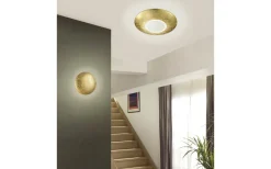 Plafonder-Trio Lighting Chiros Plafond LED 32cm guld