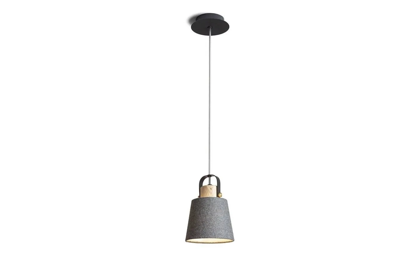 Fönsterlampor < Rendl Choupette Fönsterlampa 15cm Grå/Textil/Trä