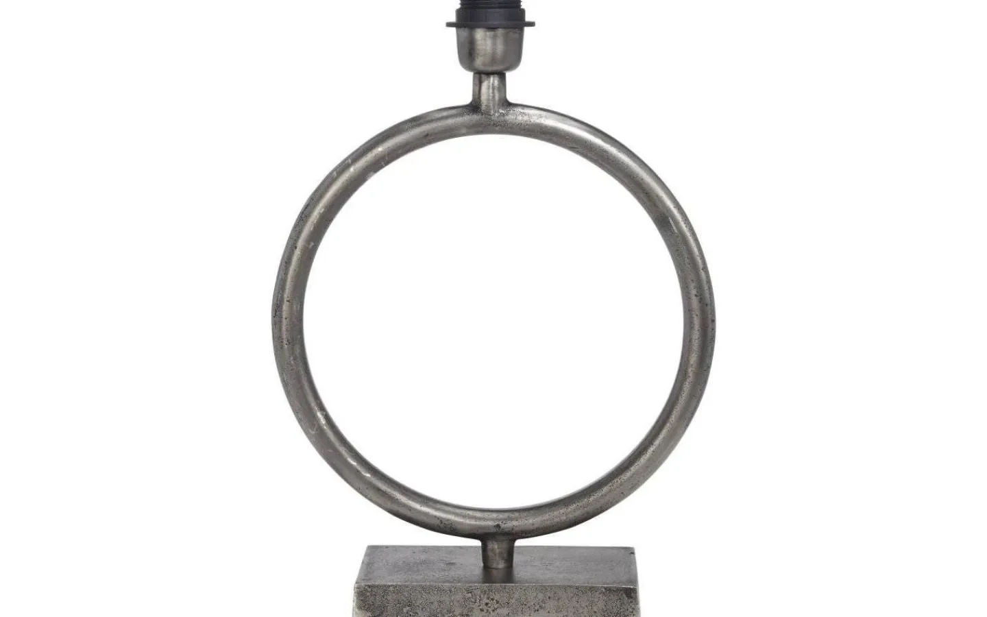 Lampfötter < PR Home Circle Lampfot 54cm Råsilver