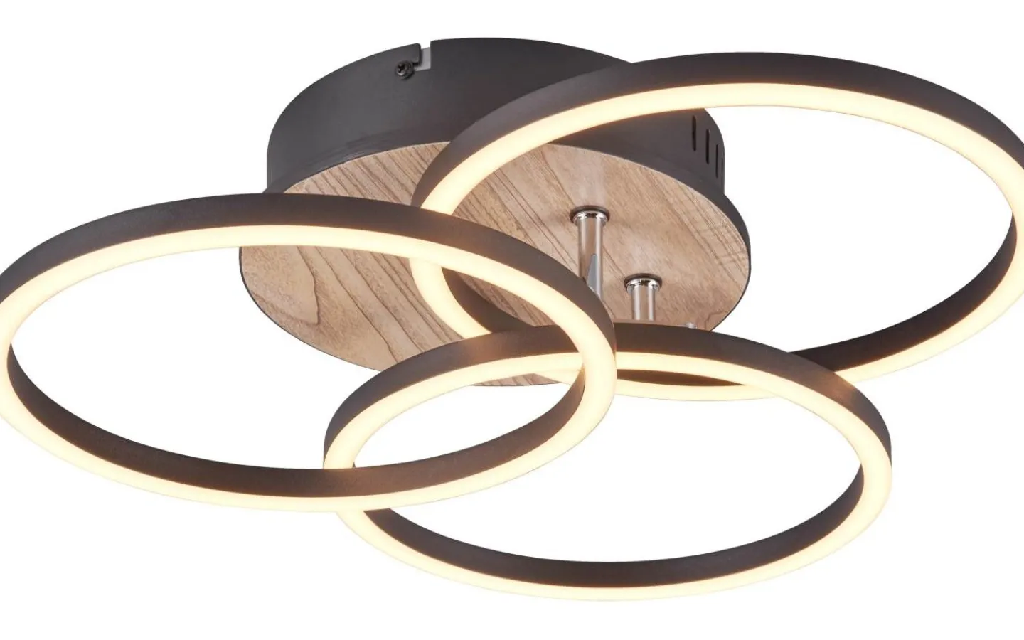Plafonder < Reality Circle Plafond LED träimitation/mattsvart