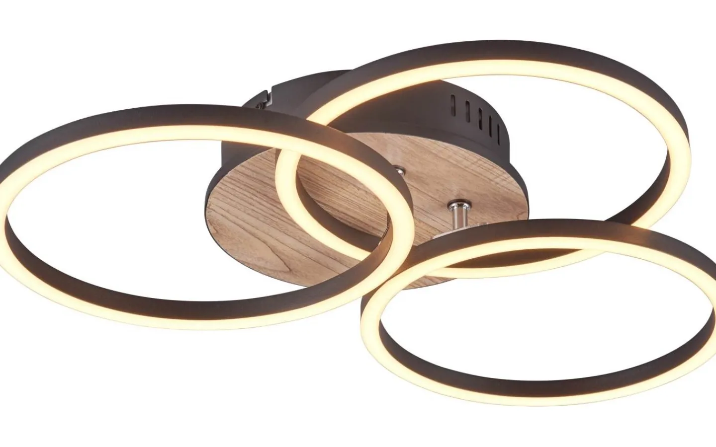 Plafonder < Reality Circle Plafond LED träimitation/mattsvart