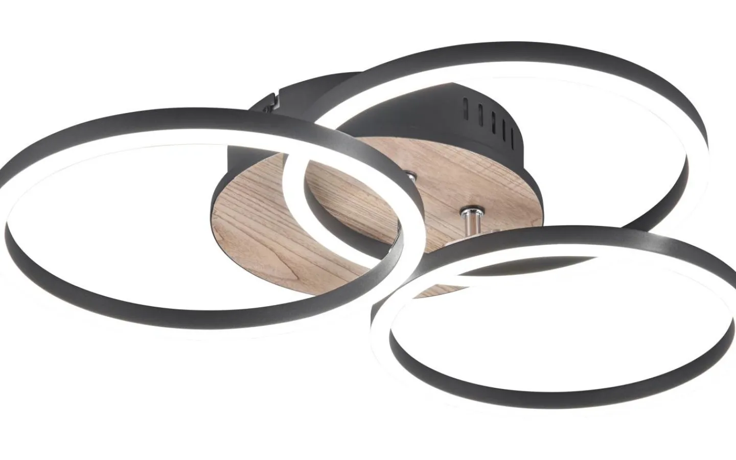 Plafonder < Reality Circle Plafond LED träimitation/mattsvart