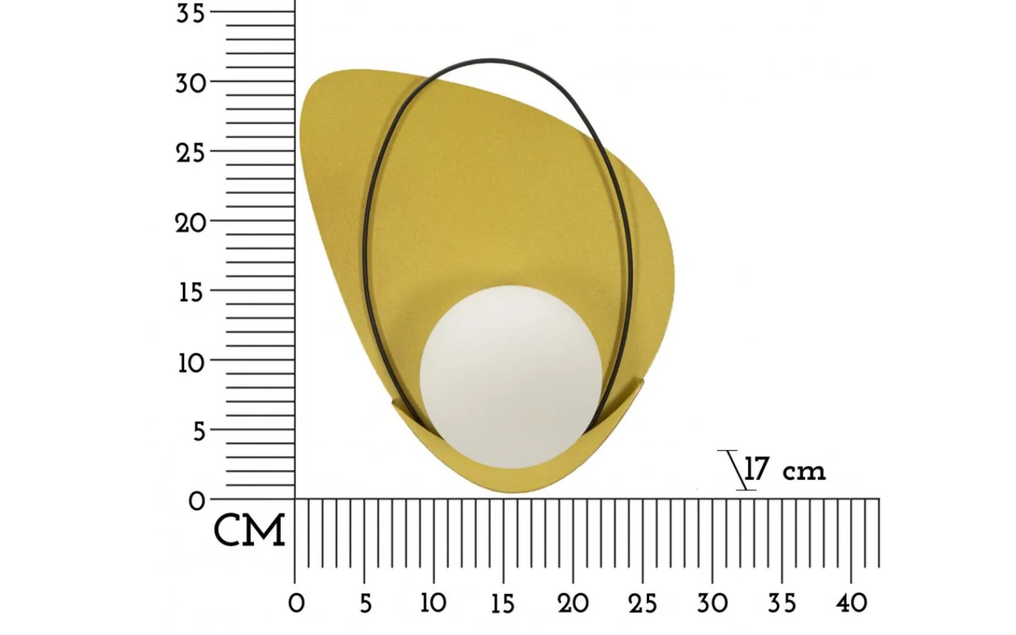 Lampetter < Mauro Ferretti Circly Vägglampa 32cm Guld