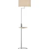 Golvlampor|Golvläslampor < Trio Lighting Claas Golvlampa E27 borstat stål