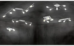 Avlånga Takspotlights|Takspot Med 3 Lampor < Trio Lighting Clapton Spotlight LED 3-delad krom