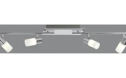 Avlånga Takspotlights|Takspot Med Minst 4 Lampor-Trio Lighting Clapton Spotlight LED 4-delad krom