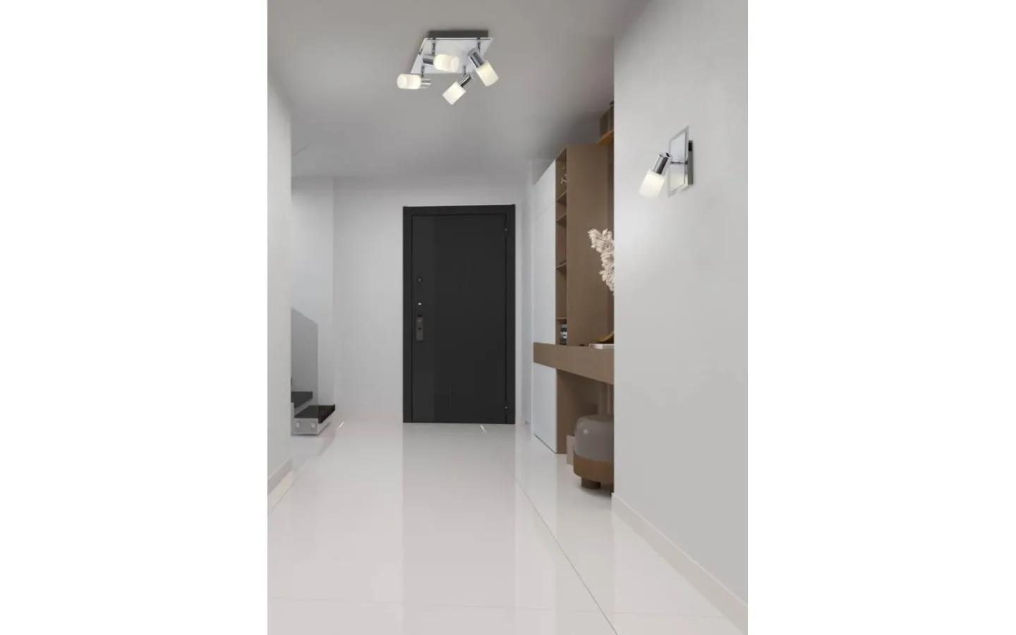 Läslampor-Trio Lighting Clapton Spotlight LED krom