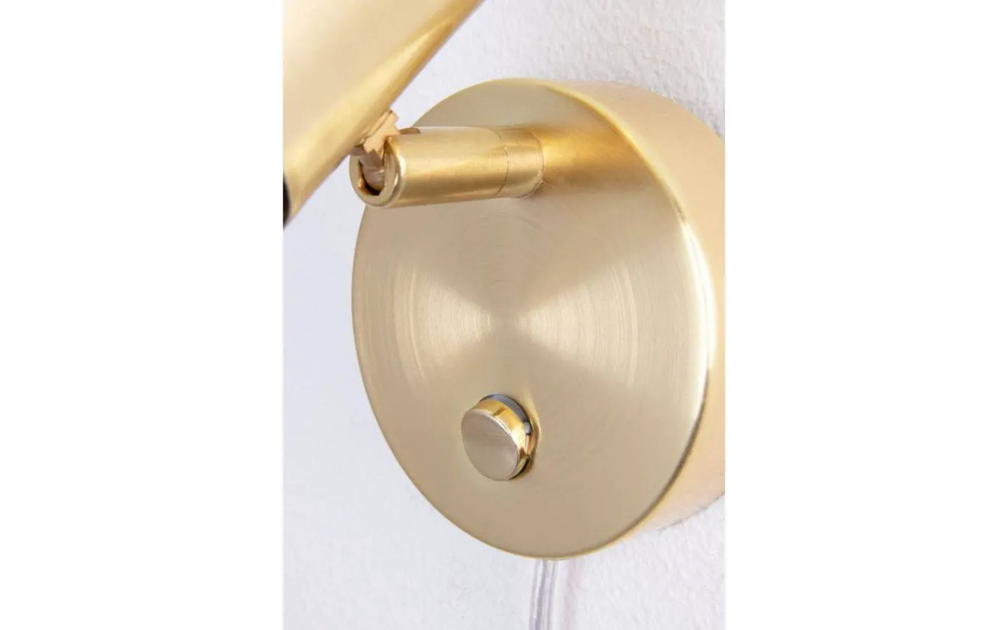 Sovrum|Läslampor-Globen Lighting Clark 1 Vägglampa E27 Borstad Mässing
