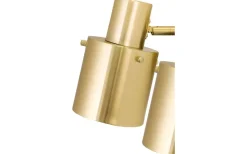 Läslampor < Globen Lighting Clark Vägglampa 2L 36cm Borstad Mässing