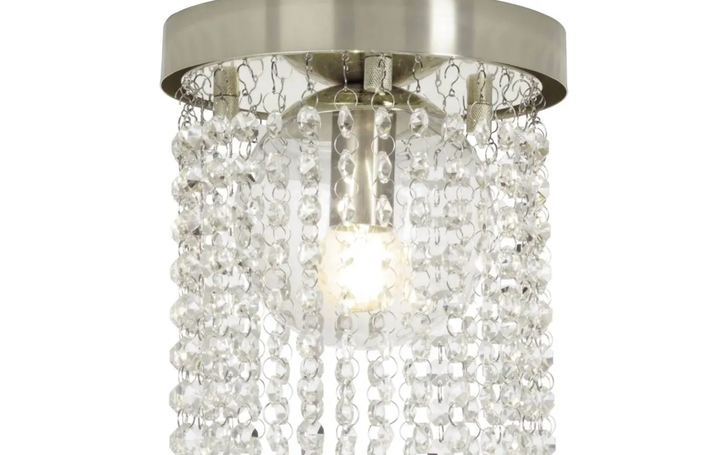 Badrum|Badrumslampor Tak < Aneta Claudia Plafond 20cm Krom/Klar IP23