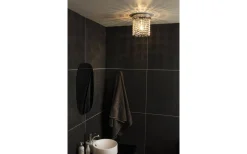 Badrum|Badrumslampor Tak < Aneta Claudia Plafond 20cm Krom/Klar IP23