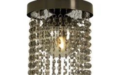 Badrum|Badrumslampor Tak < Aneta Claudia Plafond 20cm Svartkrom/Rök IP23