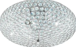 Kristallplafonder < Eglo Clemente Kristallplafond 45cm Krom