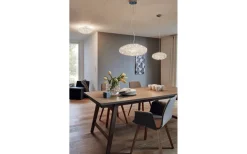 Kristallplafonder < Eglo Clemente Kristallplafond 45cm Krom
