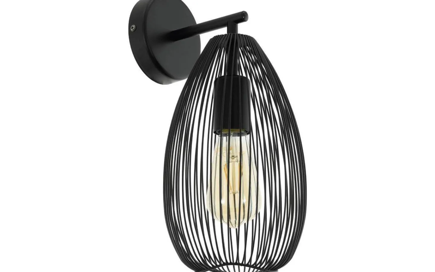 Lampetter < Eglo Clevedon Vägglampa Svart