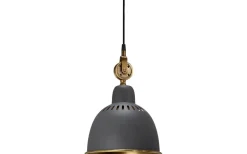 Kök & Matplats|Fönsterlampor-PR Home Cleveland Tak-/Fönsterlampa 23cm Grå/Mässing