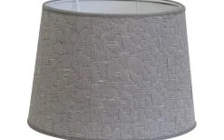 Enfärgade Runda Lampskärmar < Hallbergs Cobbler Lampskärm Ø24cm Grå