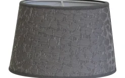 Ovala Lampskärmar-Hallbergs Cobbler Lampskärm Oval Ø30cm Grå