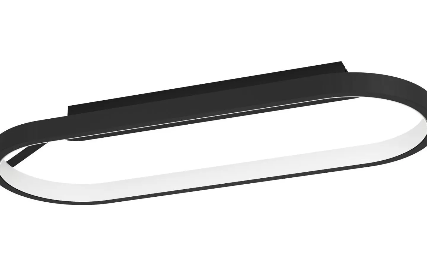 Plafonder-Eglo Codriales Plafond 79cm LED 3000K 27W Svart