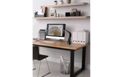 Skrivbordslampor < Eglo Cognoli Skrivbordslampa med Klocka 51cm LED 5000K 4,4W Svart
