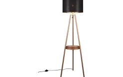 Golvlampor < Reality Colette Golvlampa E27 kaffebrun