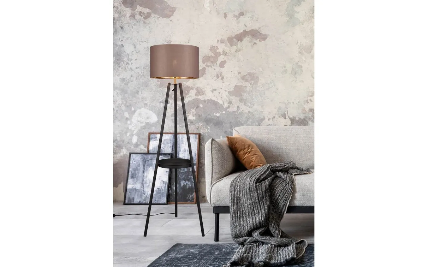 Golvlampor < Reality Colette Golvlampa E27 mattsvart