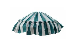 Takskärmar-Hallbergs Color Stripe Takskärm Ø50cm Mörkgrön