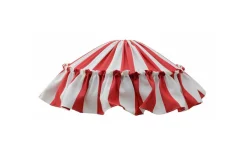 Takskärmar < Hallbergs Color Stripe Takskärm Ø70cm Röd
