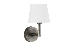 Hall & Trappa|Lampetter-PR Home Columbus Vägglampa 22cm Råsilver